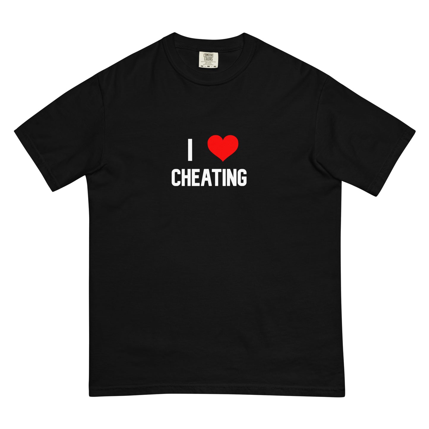"I Heart Cheating" Black Tee
