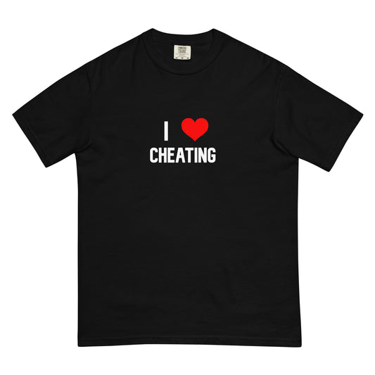 "I Heart Cheating" Black Tee