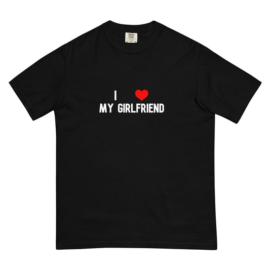 "I Heart My Girlfriend" Black Tee