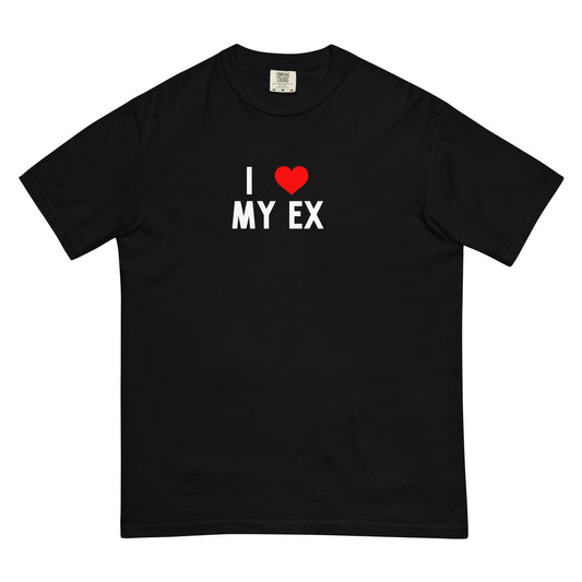 "I Heart My Ex" Black Tee